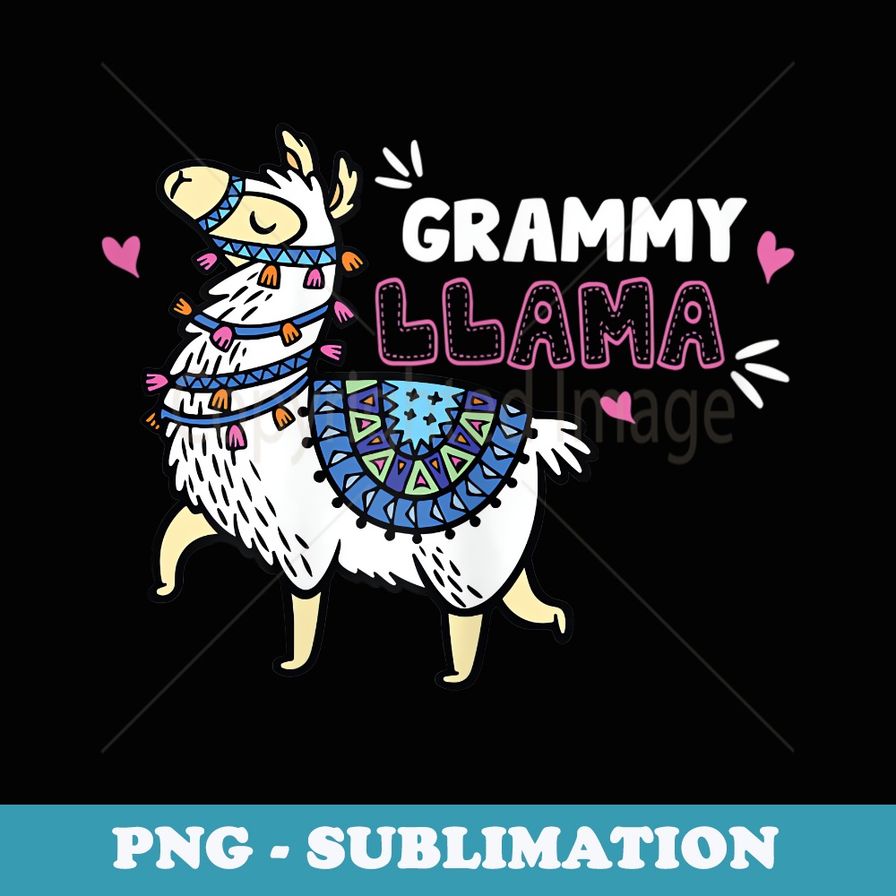 s Grammy LLAMA T s Mothers Wife Family s - Instant PNG Sublimation Download