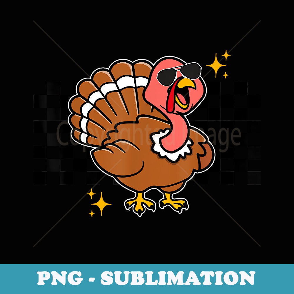 Cute Retro Thanksgiving Turkey Costume Toddler - Sublimation Digital Download