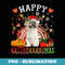 Halloween Thanksgiving Christmas Shih Tzu HalloThanksMas - PNG Sublimation Digital Download