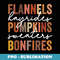 Flannels Hayrides Pumpkins ers Bonfires Autumn Vintage - Digital Sublimation Download File