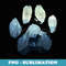Texas Heeler Dog Paw Mom Dad Mountains - Modern Sublimation PNG File