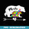 Mom Bear Autistic Autism Awareness Mothers Day - PNG Sublimation Digital Download