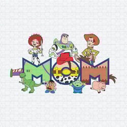 retro mom toy story characters png1