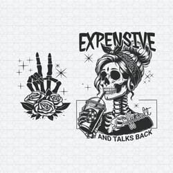 retro expensive difficult and talks back svg