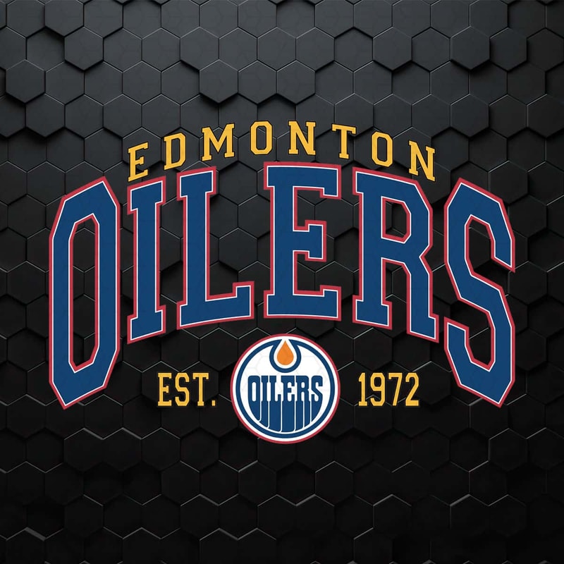Edmonton Oilers Est 1972 Hockey Team SVG.jpg
