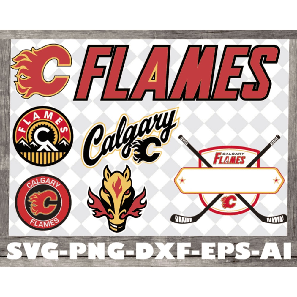 12 Files Calgary Flames Svg Bundle, Calgary Flames Logo Calgary Flames Logo Svg.png