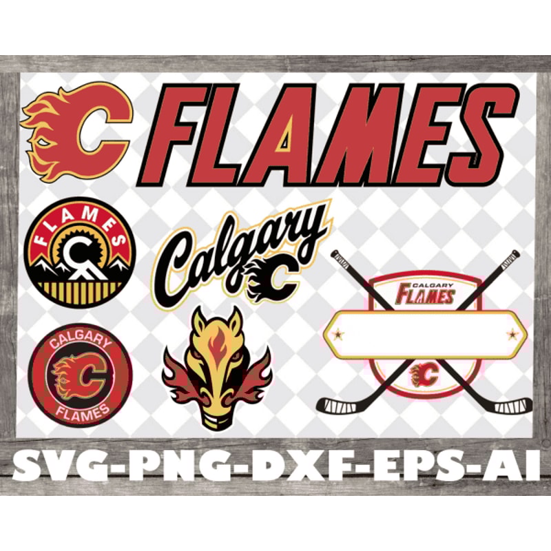 12 Files Calgary Flames Svg Bundle, Calgary Flames Logo Calgary Flames Logo Svg.png