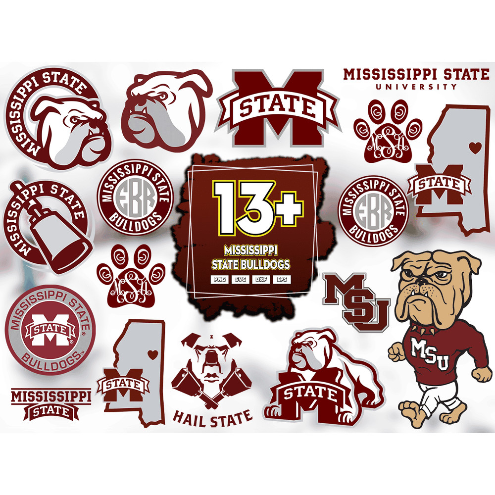 14 Files Mississippi State Bulldogs Football Svg Bundle, MS Bulldogs Logo Svg.png