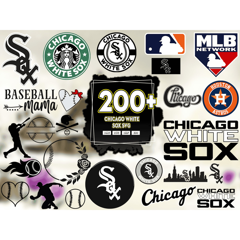 200 Files Chicago White Sox Svg Bundle.png