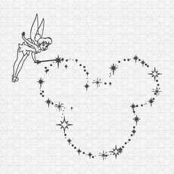 disney tinkerbell mickey mouse head svg