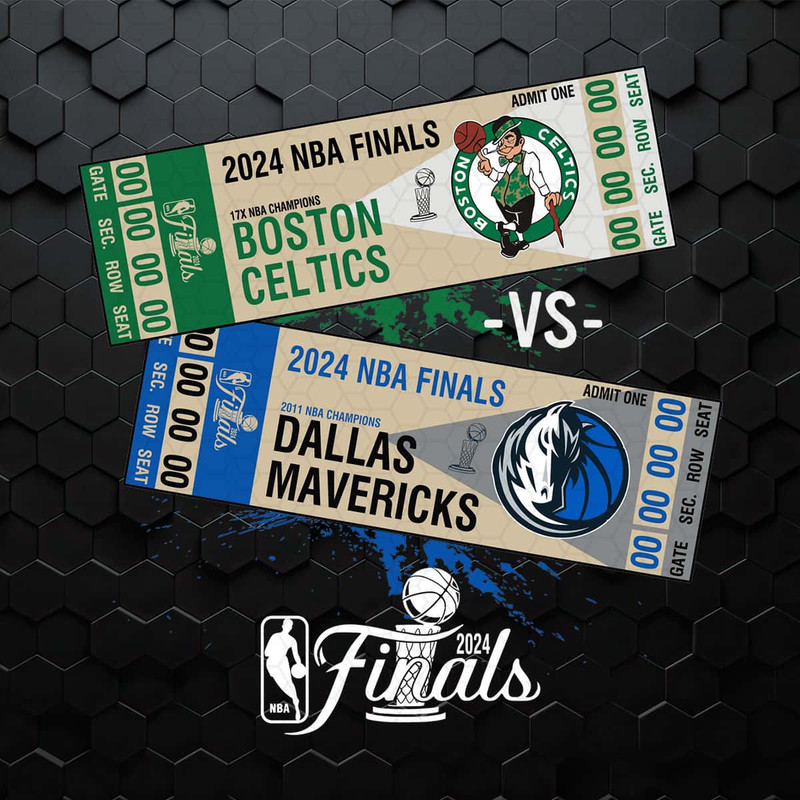 Celtics Mavericks 2024 NBA Finals Dueling Ticket SVG.jpg