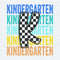 Checkered K Kindergarten 1st Day Of School SVG.jpg
