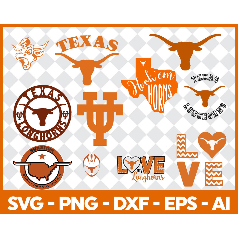 11 Files Texas Longhorns Football Svg Bundle, Texas Longhorns Logo Svg.jpg