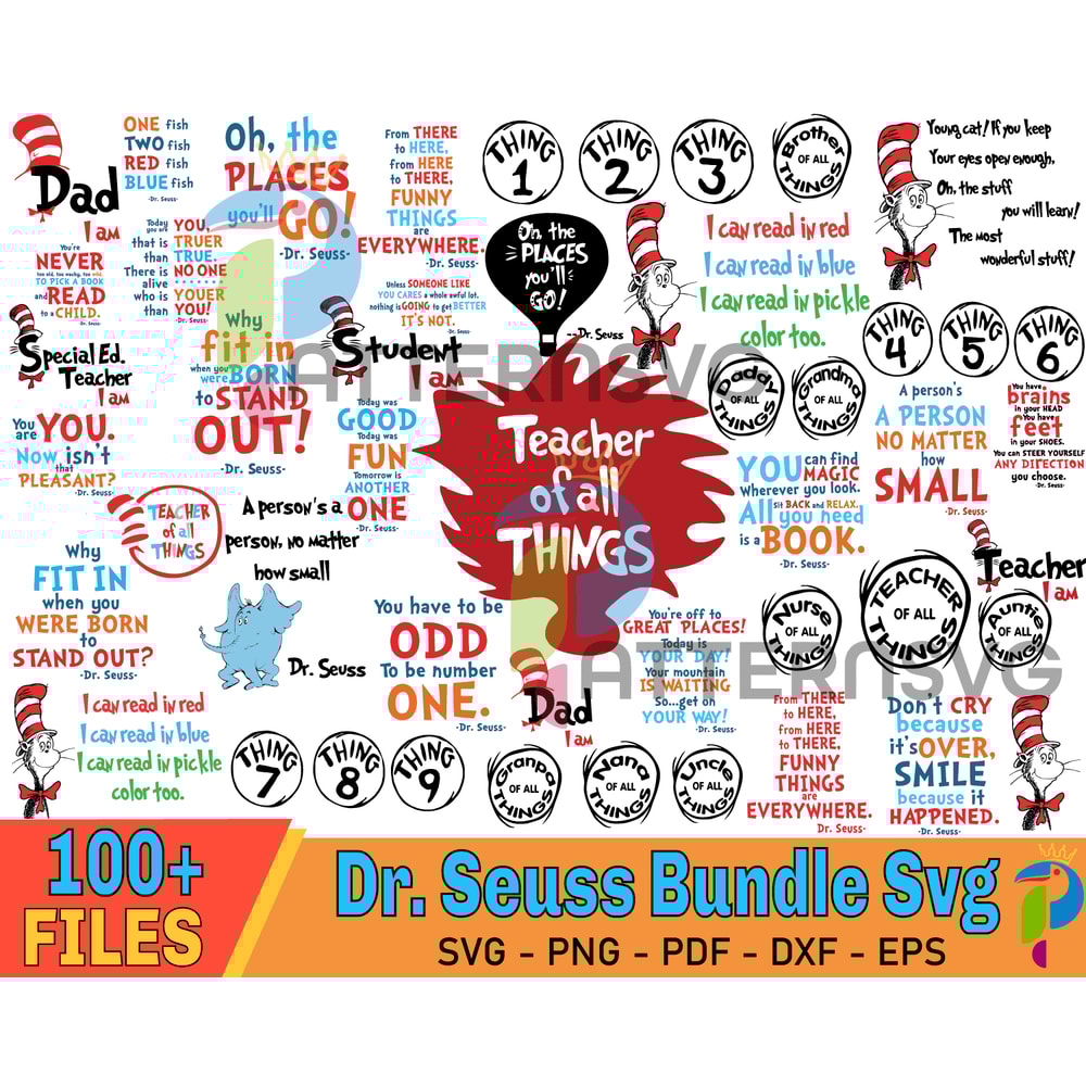 100 Dr Seuss Bundle Svg, Dr Seuss Lovers Svg, Cute Dr Seuss For Mother's Day Father's Day.jpg