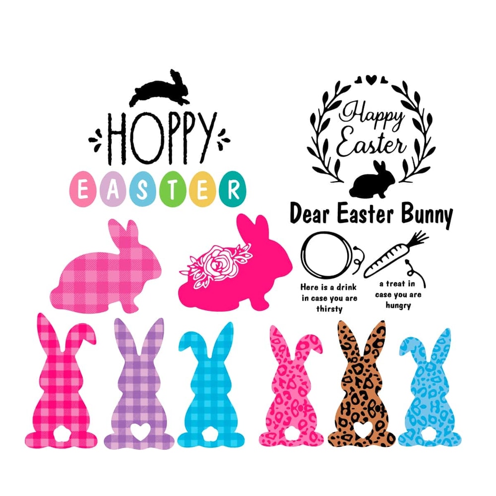 12 Files Easter Bunny Bundle Svg, Easter Bunny Svg, Happy Easter Day Svg.jpg