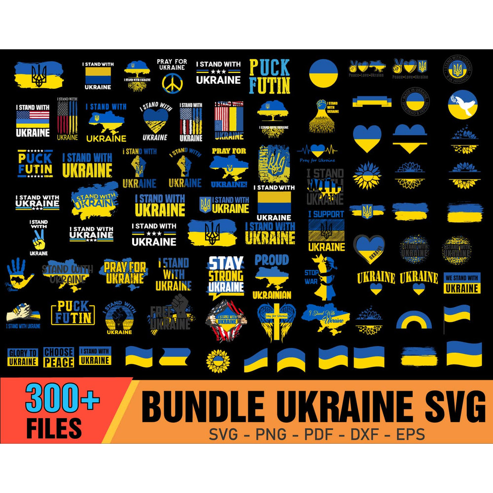 300 Files Bundle Ukraine Peace Love Svg Stand With Ukraine Svg Pray For Ukraine Svg Ukrainian Svg Ukraine Lovers.jpg
