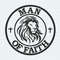 Man Of Faith Svg Lion Svg Christian Logo Svg File For Cricut.jpg