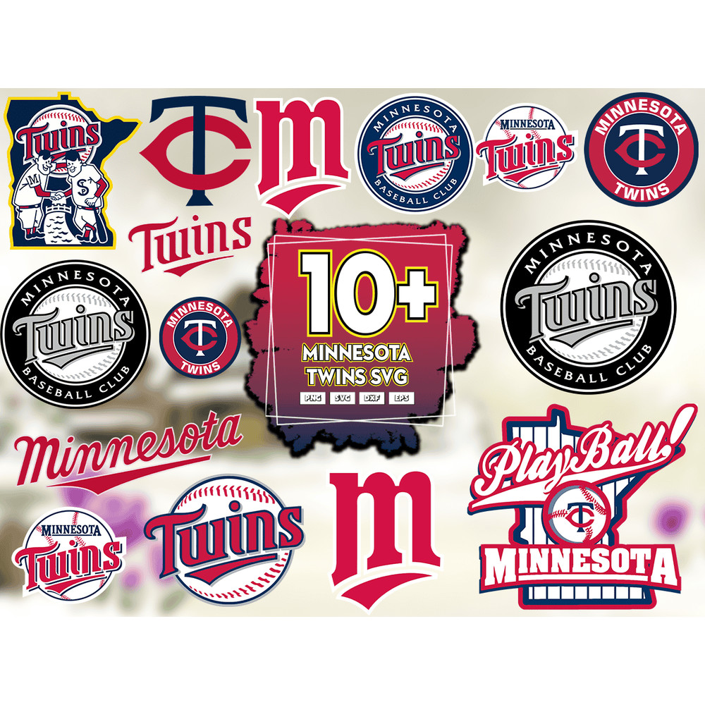 10 Files Minnesota Twins Svg Bundle, Twins Logo Svg, Minnesota Twins Lovers Vector.png