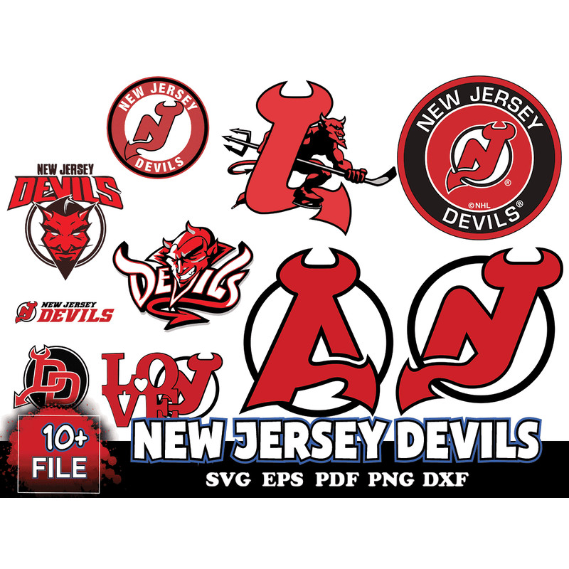 10 Files New Jersey Devils Svg Bundle, New Jersey Devils NHL Logo Svg.png