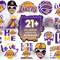 21 Files Los Angles Lakers Svg Bundle, LA Lakers Logo NBA Lovers.png