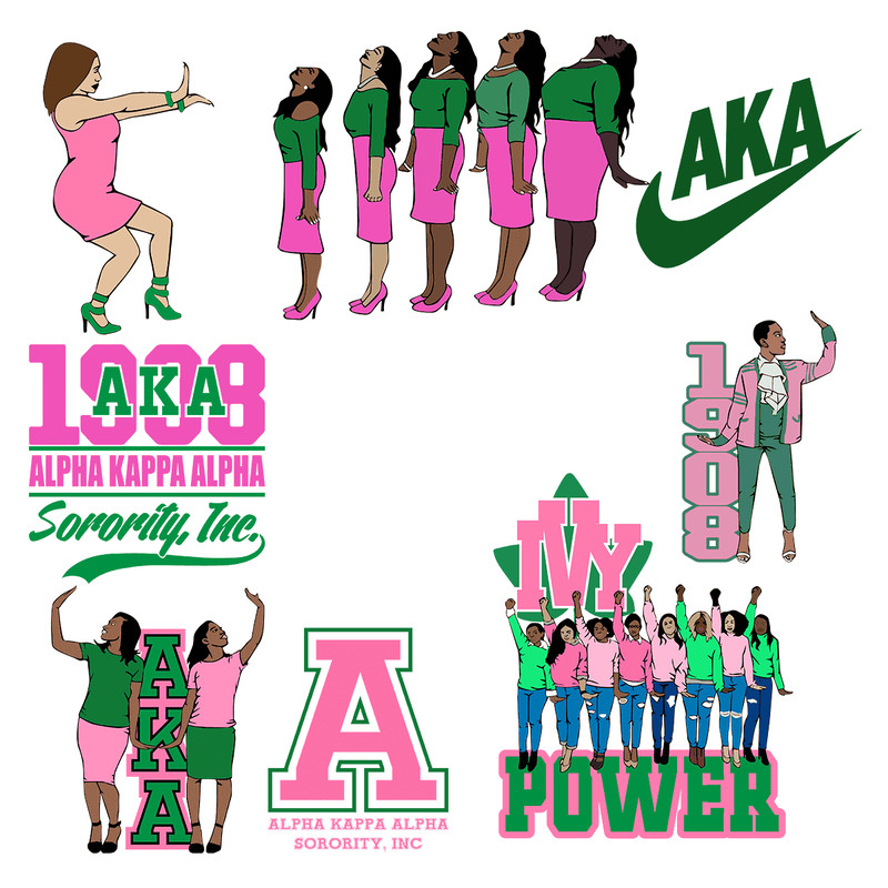 Alpha Kappa Alpha Svg, Sorority Svg, Aka Girl Gang, Aka Sorority Svg.png
