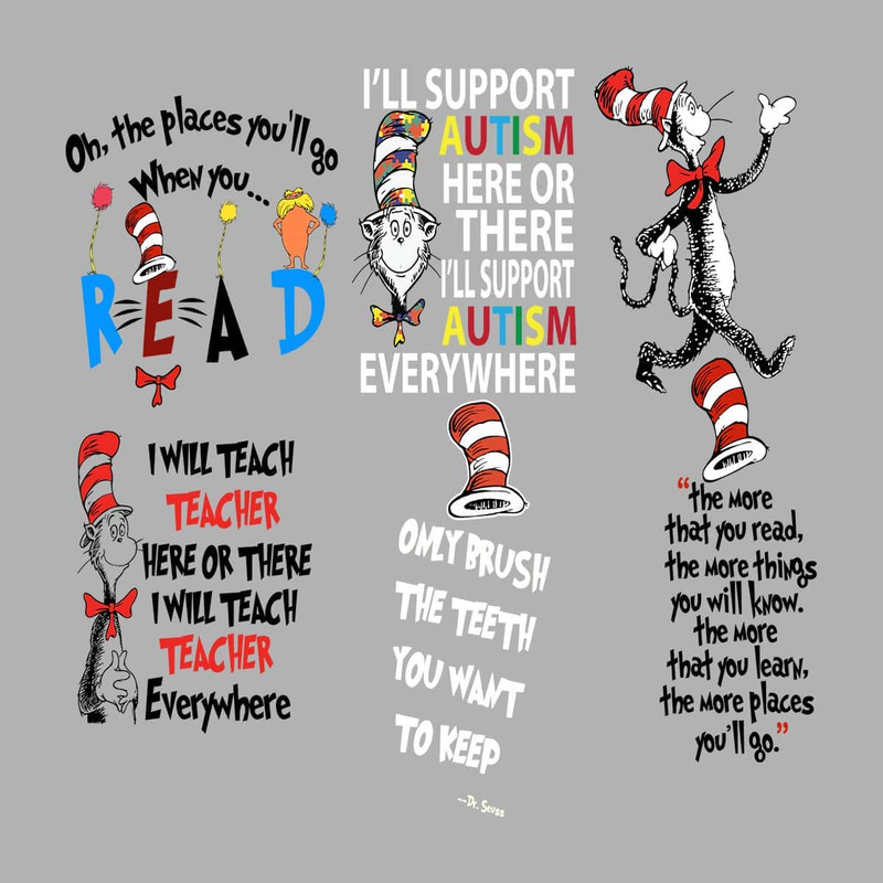 Dr Seuss Quotes  Bundle Svg Cat In The Hat Svg Dr Seuss Quotes Dr Seuss Book Svg Reading Lovers Svg.jpg
