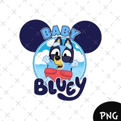 bluey baby, bluey family png, bluey birthday png