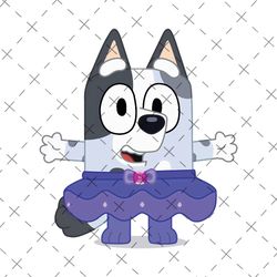 bluey muffin design png, blue dog fathers day 2024 png, cartoon character bluey and family png, gift for dad