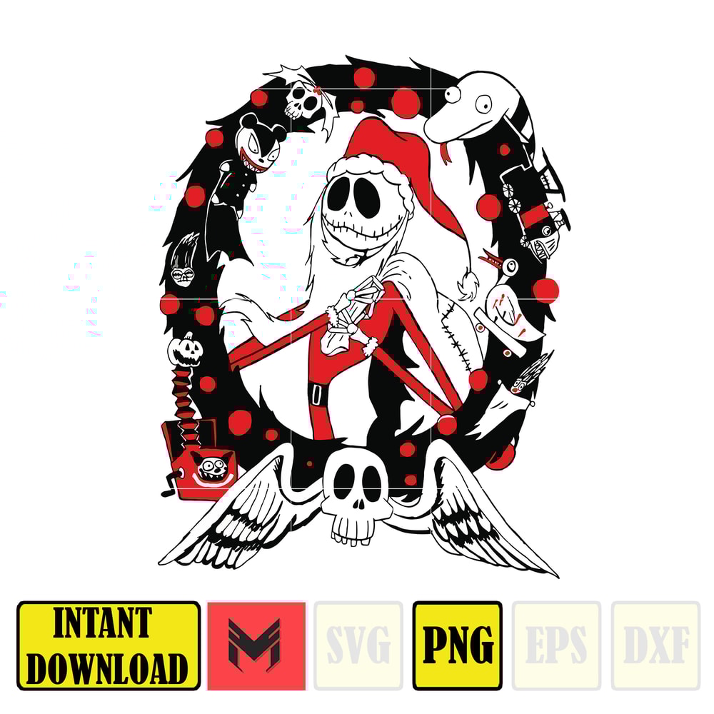 Nightmare Before Christmas Png, Jack Nightmare Png, Nightmare Christmas, Christmas 2023 Png (55).jpg