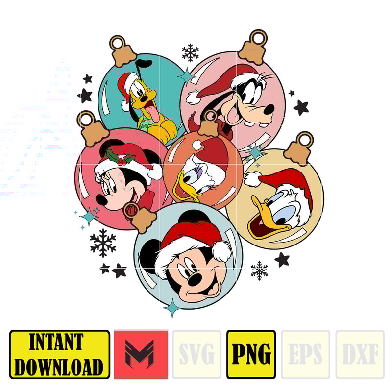 Christmas Png, Christmas Character, Retro Christmas Png, Christmas Squad Png, Christmas Mouse And Friends (9).jpg