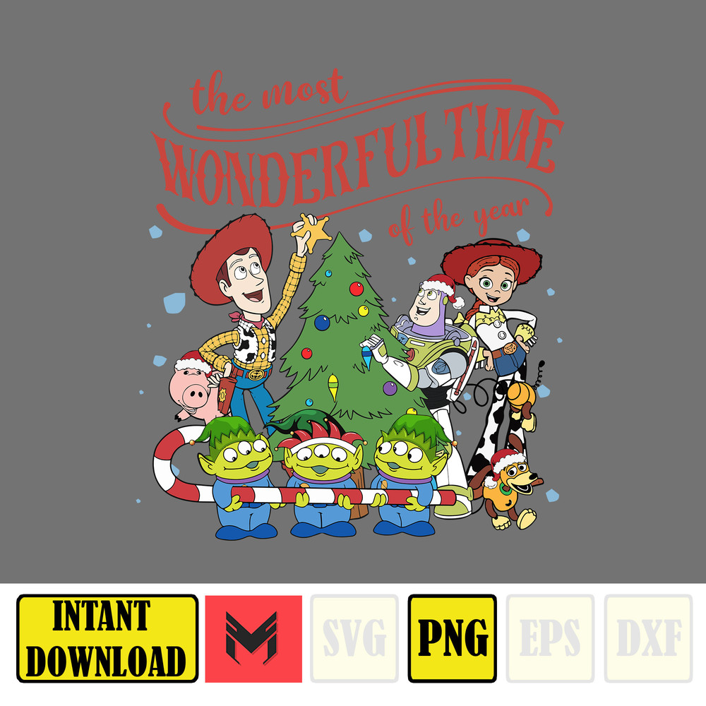 It's The Most Wonderful Time Of The Year Png, Christmas Toy Png, Christmas Squad Png, Christmas Friends Png, Xmas Holiday Season Png.jpg