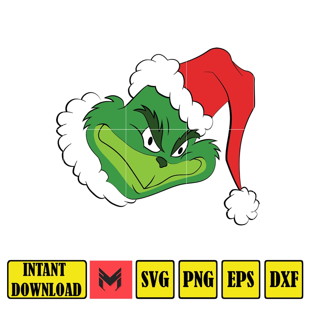 The Grinch Svg, Grinch Christmas Svg, Grinch Clipart Files, Files for Cricut & Silhouette Digital File, Instant Download (19).jpg