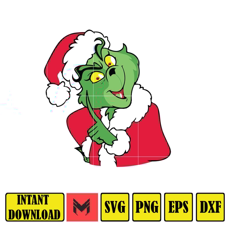 The Grinch Svg, Grinch Christmas Svg, Grinch Clipart Files, Files for Cricut & Silhouette Digital File, Instant Download (2).jpg