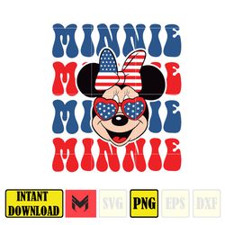 Mouse And Friends Png, Cartoon 4th July Png, Fourth Of July Designs, Independence Day, 4th Of July, Instant Download (7)