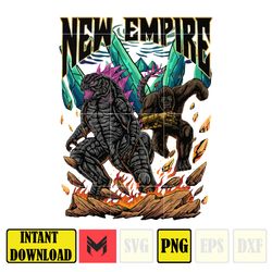 New Empire Png, Godzilla X Kong The New Empire 2024 Png, Godzilla X Kong Png, Godzilla Png, Godzilla Movie Png, Godzilla