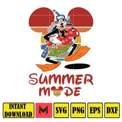 Summer Mode Goofy Svg, Summer Mickey and Friends Svg, Best Friends Together Svg, Summer Mode Svg, Mickey and Friends