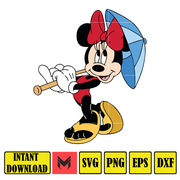 Summer Minnie, Summer Mickey, Mickey and Minnie Beach Time, Layered and Editable Files, Instant Download (3).jpg
