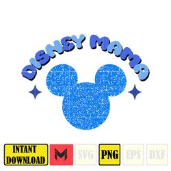 Disney Mama Png, Mouse Mom Png, Magical Kingdom Png, Gift For Mom Wrap, File Digital Download