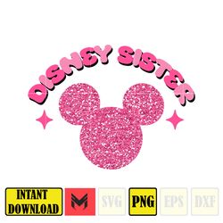 Disney Sister Png, Mouse Mom Png, Magical Kingdom Png, Gift For Mom Wrap, File Digital Download
