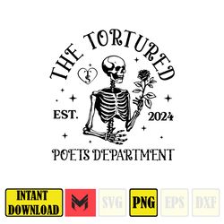 The Tortured Poets Department Png, Taylor Swift Album Png, Skeleton, Fan Png, Swiftie Png, 2024 Album