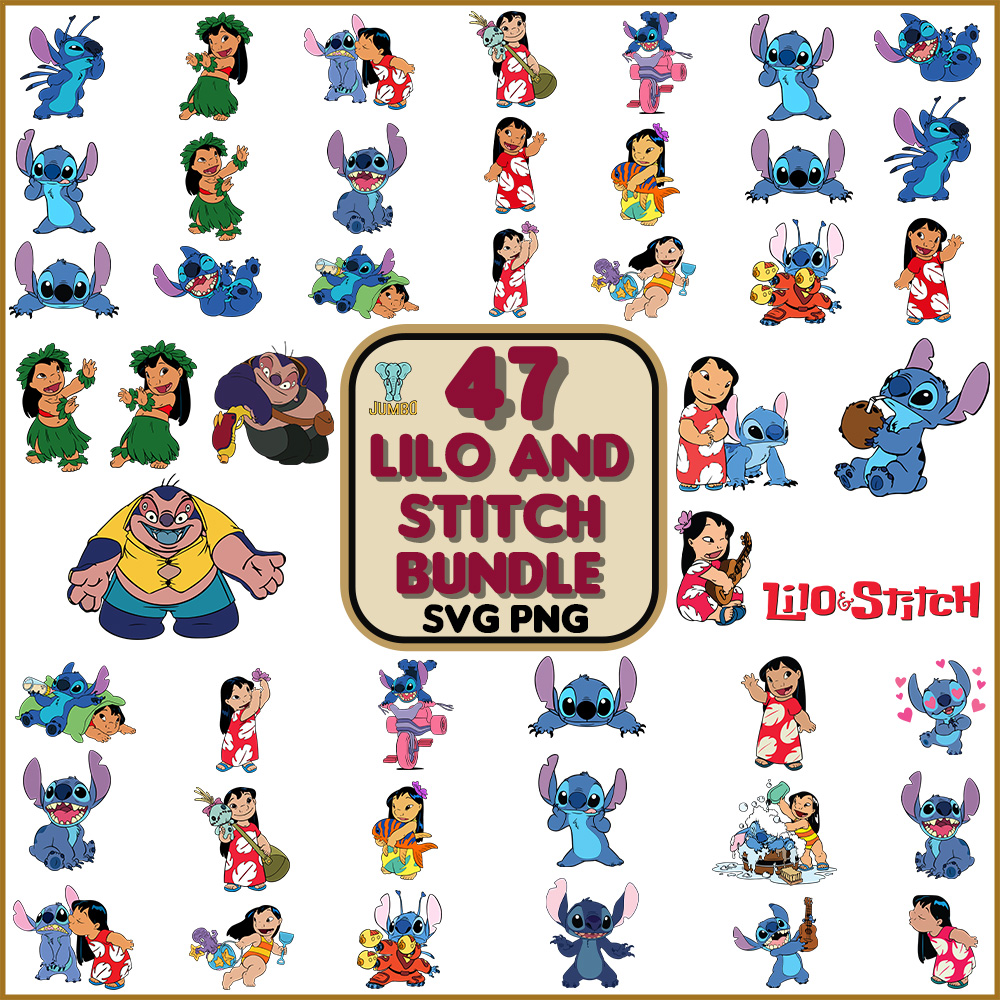 Lilo And Stitch Svg Bundle 0