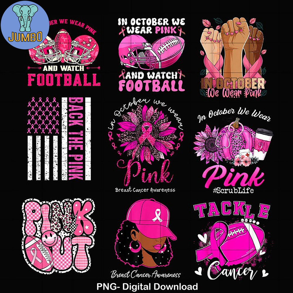 Breast Cancer Awareness Svg Bundle 0