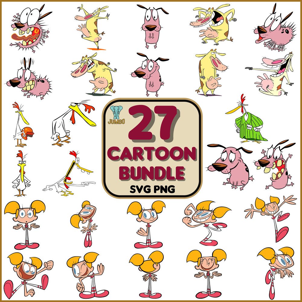 Cartoon Bundle Svg 2 0