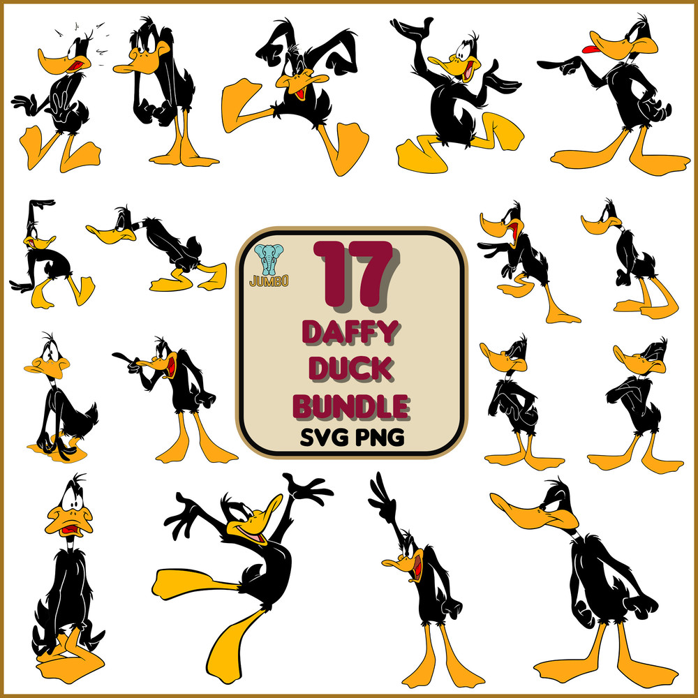 Daffy Duck Bundle Svg 0