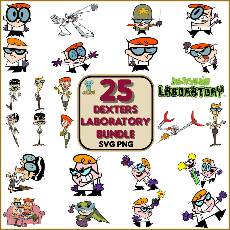 Dexters Laboratory Bundle Svg 0