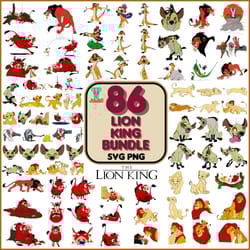 lion king bundle svg 1
