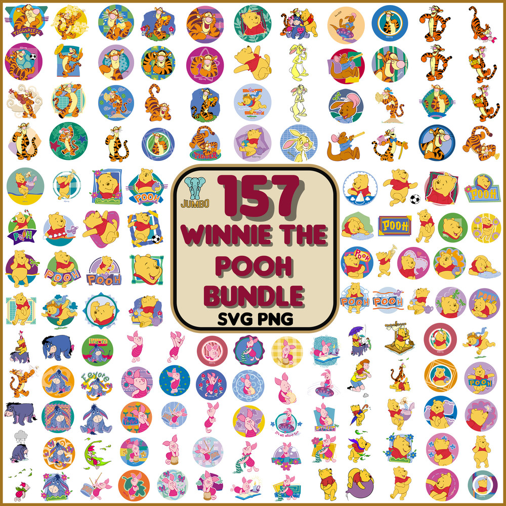 Winnie The Pooh Bundle Svg 1 0