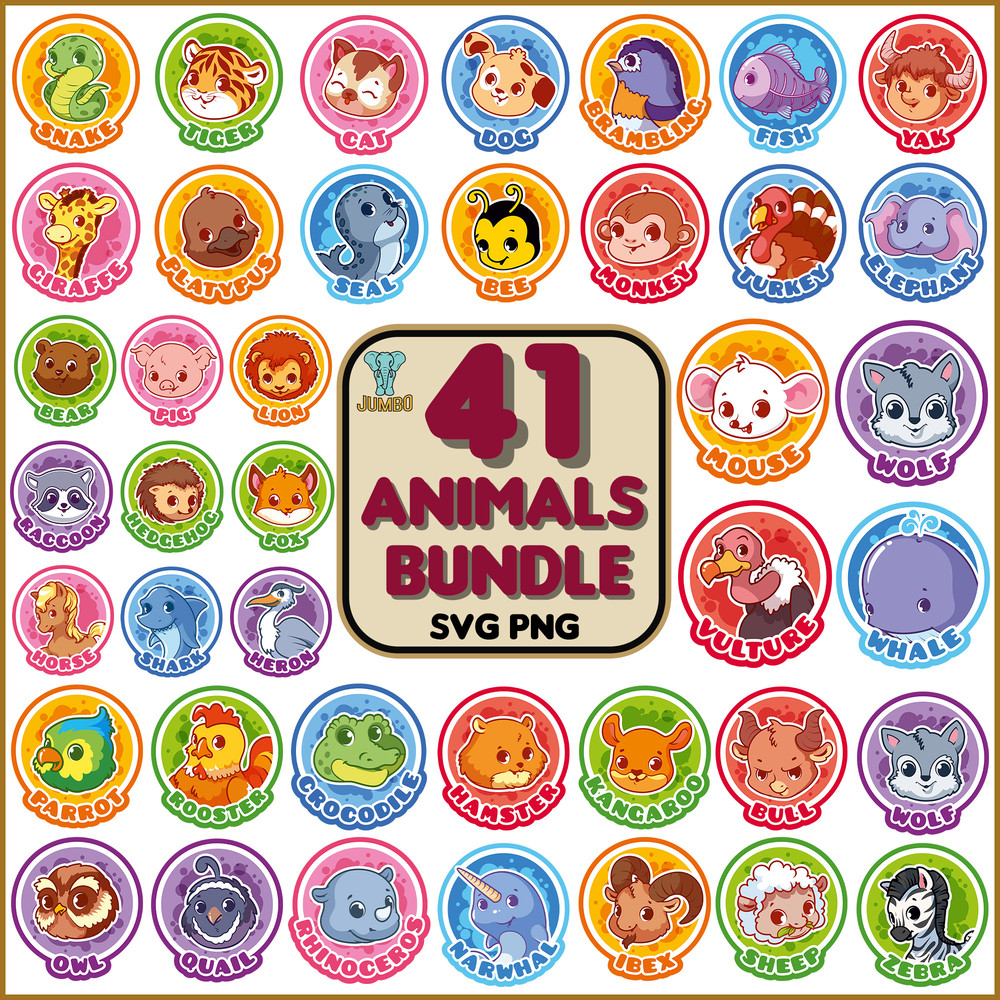 Animals Bundle Svg 0