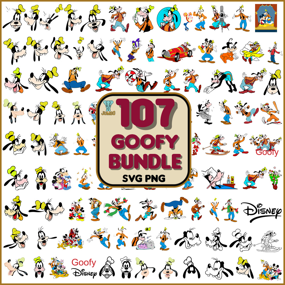 Goofy Bundle Svg 0