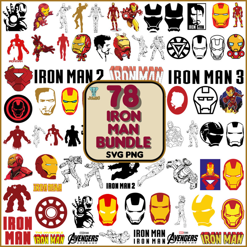 Iron Man Bundle Svg 0